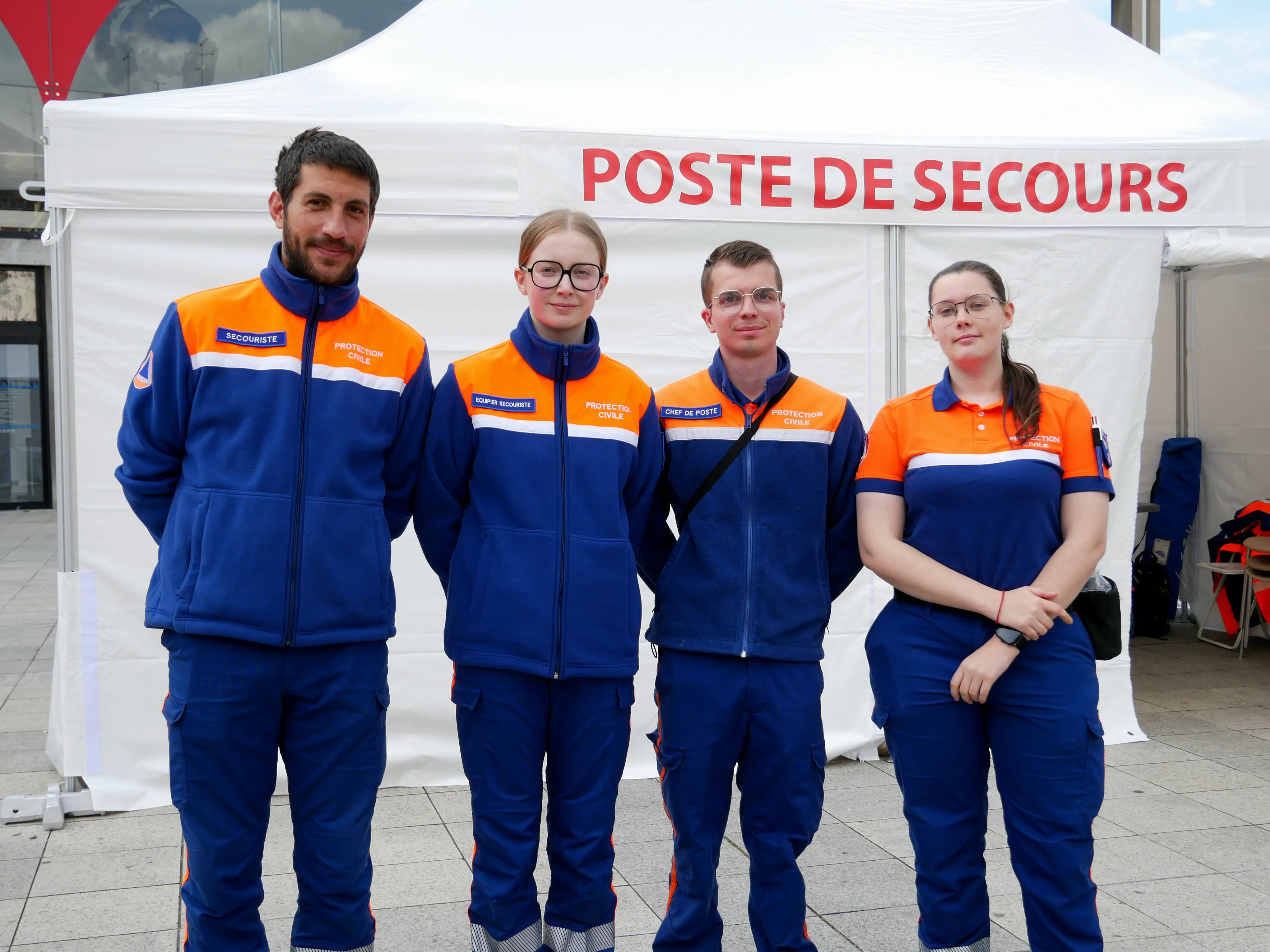 MERCI À LA PROTECTION CIVILE