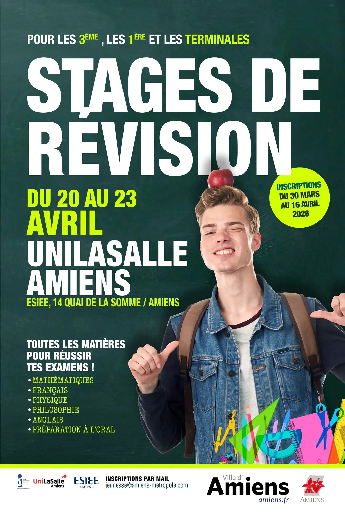 Stages de révision en ville !