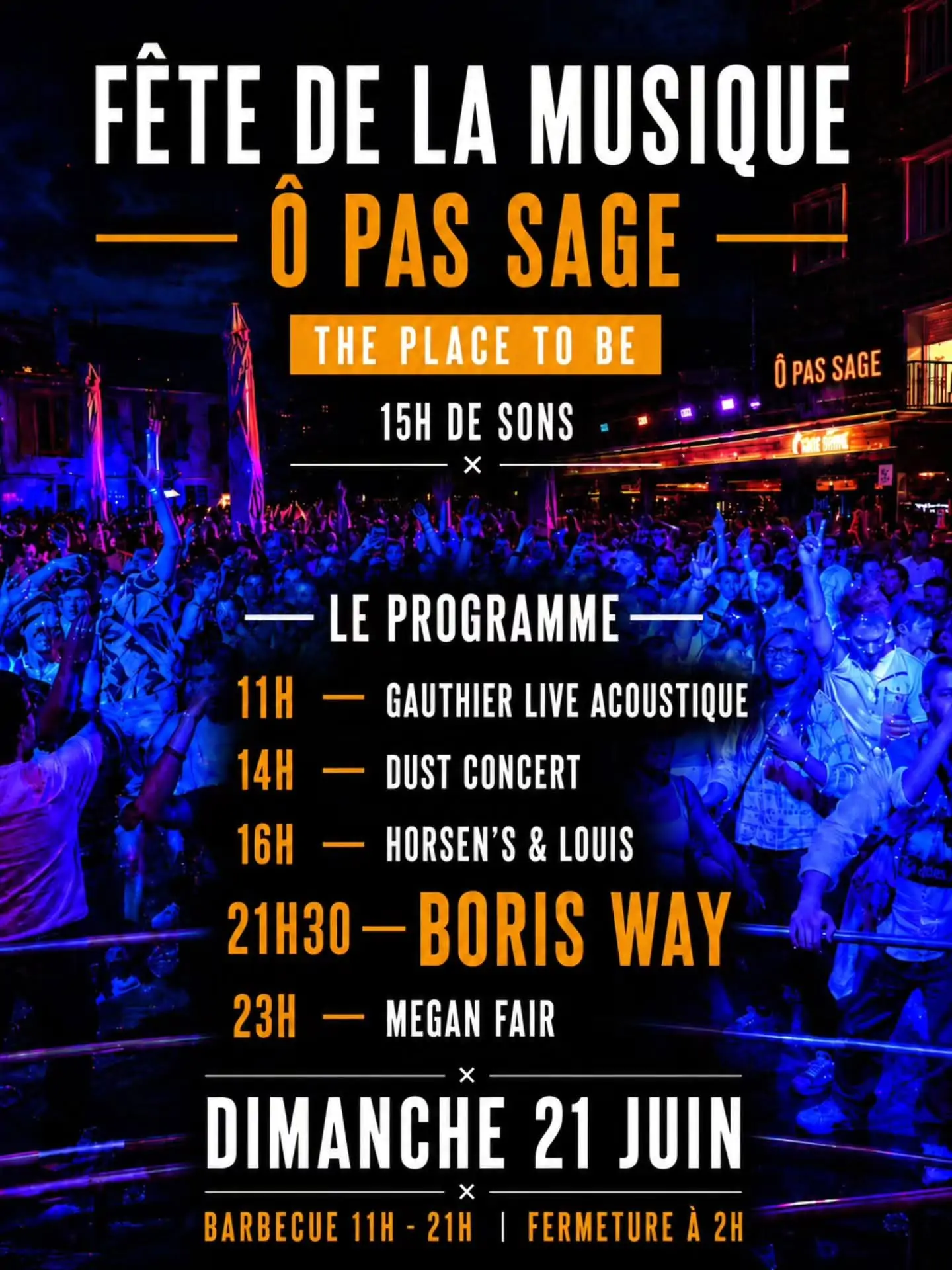 Ô Pas Sage fête la Musique